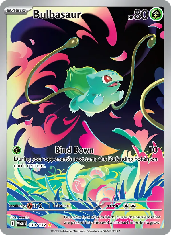 Bulbasaur 133 – Illustration rare – Mega Evolution (EN)